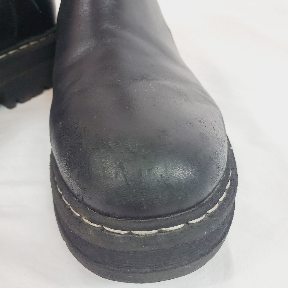 Marc Fisher black Leather Padmia Chelsea Boot - Picture 6 of 11